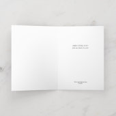 冬エレガント植物平和愛+希望 箔シーズンカード (内側レイダウン)