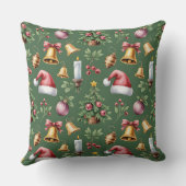 冬エレガント植物性クリスマス枕 クッション (裏面)