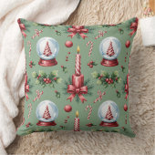 冬エレガント植物性クリスマス枕 クッション (ブランケット)