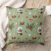 冬エレガント植物性クリスマス枕 クッション (ブランケット)