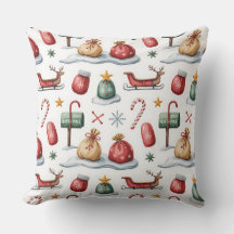 冬エレガント植物性クリスマス枕