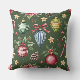 冬エレガント植物性クリスマス枕 クッション