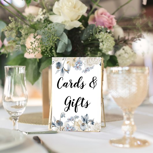 冬エレガント青白の花 ポスター