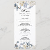 冬エレガント青白の花 メニュー (正面)