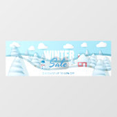 冬カスタマイズセール雪ラデンシーン最大%オフ ウィンドウサイン (シート)