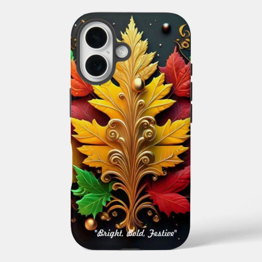 冬カラフルチャーム Case-Mate iPhoneケース (裏面)