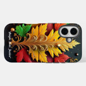 冬カラフルチャーム Case-Mate iPhoneケース (裏面 (横))