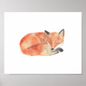 冬キツネ1 ポスター (正面)