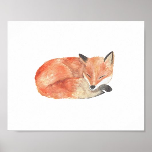 冬キツネ1 ポスター (正面)