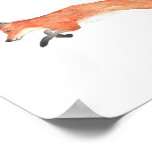 冬キツネ2 ポスター (角)