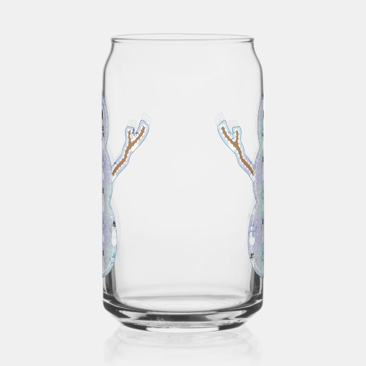 冬キルト ガラス缶 (左)