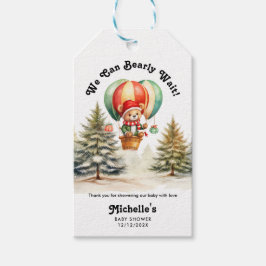 冬クリスマスの赤ちゃんシャワーを待つことができる ギフトタグ