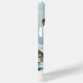 冬クールの装名門私立校風の装・帽子の犬 Case-Mate iPhoneケース (裏面 / 右)