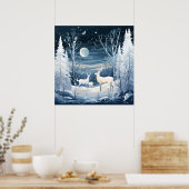 冬クール鹿が好き ポスター (キッチン)