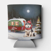 冬シベリアのハスキーキャラバンクリスマスアドベンチャー 缶クーラー (裏面)