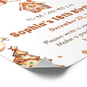 冬ジンジャーブレッドクリスマスクッキータイムカプセル ポスター (角)