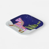 冬スカンジナビアホース7インチ紙プレート ペーパープレート (傾斜あり)