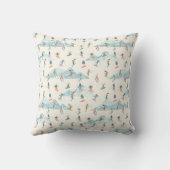 冬スキー雪山パターンスポーツ クッション (裏面)