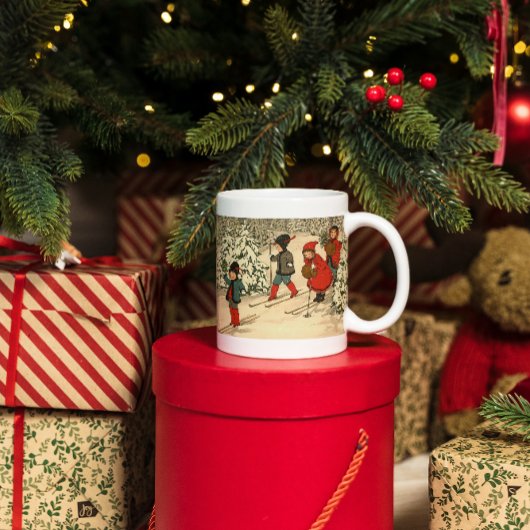 冬スキー コーヒーマグカップ