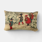 冬スキー ランバークッション (裏面)