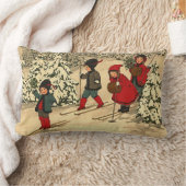 冬スキー ランバークッション (ブランケット)