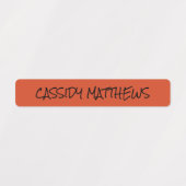 冬スパイスカラーコード化ペンネーム防水 ラベル (デザイン1)