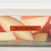 冬スパイスカラーコード化ペンネーム防水 ラベル (貼付)