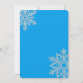 冬テーマベビーシャワー招待状 招待状 (裏面)