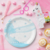 冬テーマ紙プレート ペーパープレート (パーティー)