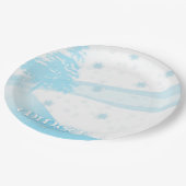 冬テーマ紙プレート ペーパープレート (アングル)