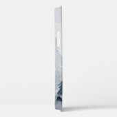 冬トナカイ素朴グレイ水色 Case-Mate iPhoneケース (裏面 / 右)