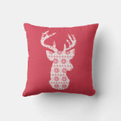 冬ニットのクリスマストナカイ枕 クッション (裏面)