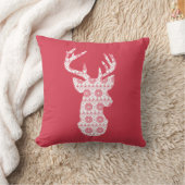 冬ニットのクリスマストナカイ クッション (ブランケット)