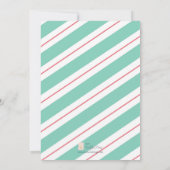 冬バプテスマ招待状テンプレート 招待状 (裏面)