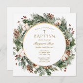 冬バプテスマ招待状 招待状 (正面/裏面)