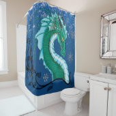 冬バラドラゴン シャワーカーテン (インサイチュ)