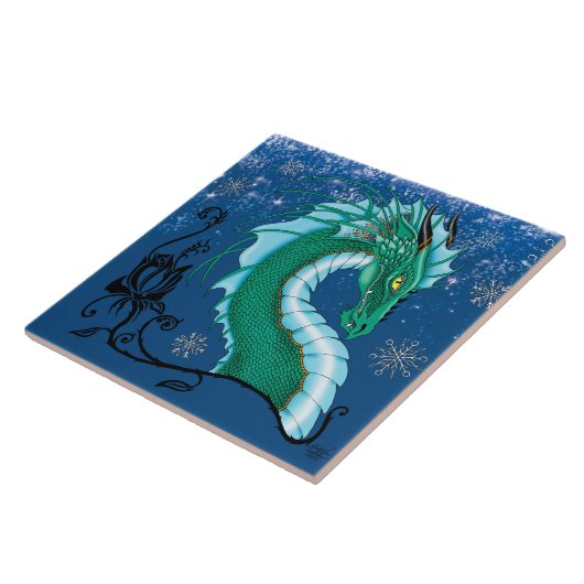 冬バラドラゴン タイル (側面)