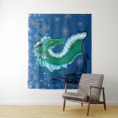 冬バラドラゴン タペストリー (インサイチュ)