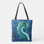 冬バラドラゴン トートバッグ (裏面)