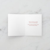 冬バーンホースクリスマスグリーティングカード シーズンカード (内部)