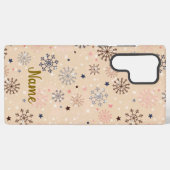 冬パーソナライズされたの除害 SAMSUNG GALAXYケース (裏面横)