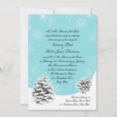 冬ピネコ結婚ネス 招待状 (正面)