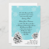 冬ピネコ結婚ネス 招待状 (正面/裏面)