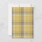 冬フクロウのクリスマスベビーシャワー サンキューカード (裏面)