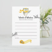 冬フクロムクリスマスベビーシャワーママアドバイス アドバイスカード (スタンド正面)