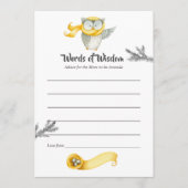 冬フクロムクリスマスベビーシャワーママアドバイス アドバイスカード (正面)