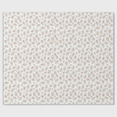 冬フローラホリデーラッピング紙 ラッピングペーパー (フラット)