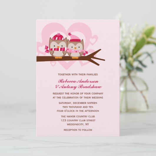 冬フ結婚クロウ 招待状 (スタンド正面)