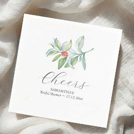 冬ブライダルシャワーカクテルナプキンズクリスマス スタンダードカクテルナプキン