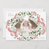 冬ブーケ |水彩植物写真 シーズンカード (正面)